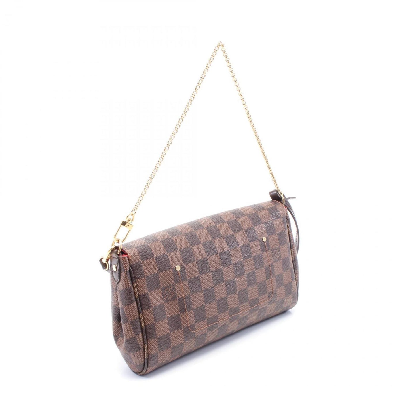Louis Vuitton Favorite Mm Handbag Coated Canvas Leather Damier