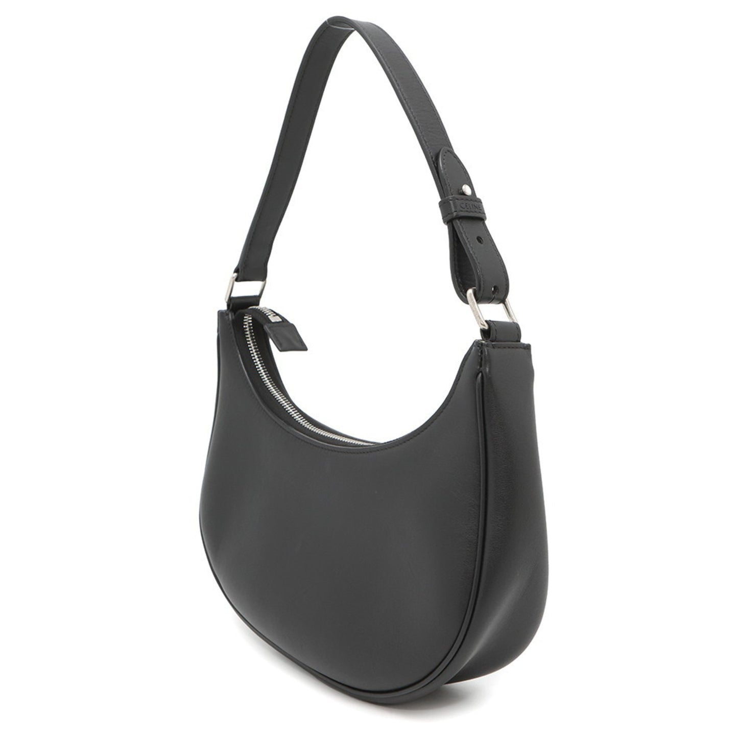 Celine Shoulder Bag Ava Leather 193953 Black