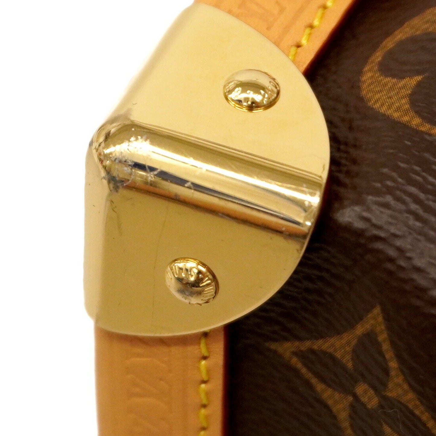Louis Vuitton Monogram Side Trunk Gm Shoulder Bag M14513 Brown