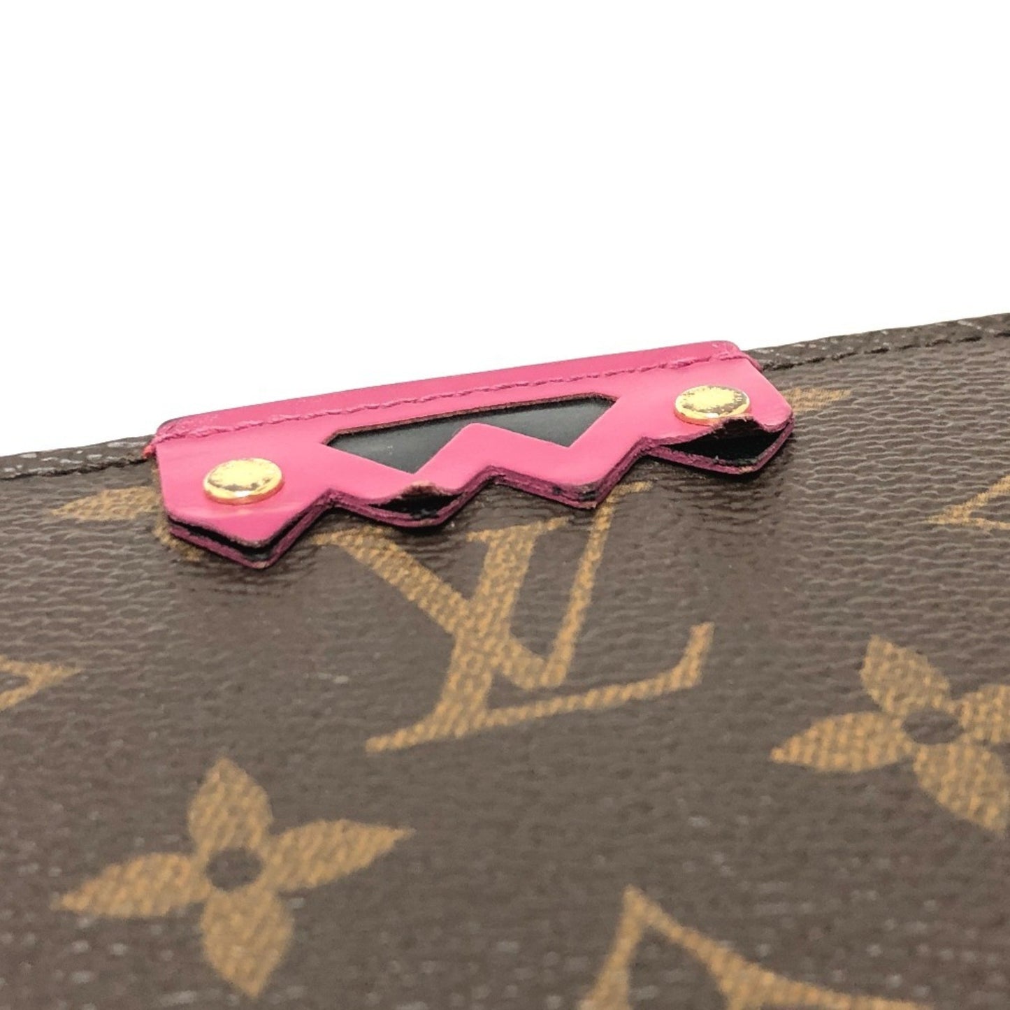 Louis Vuitton M61364 Monogram Zippy Wallet Totem Long Canvas