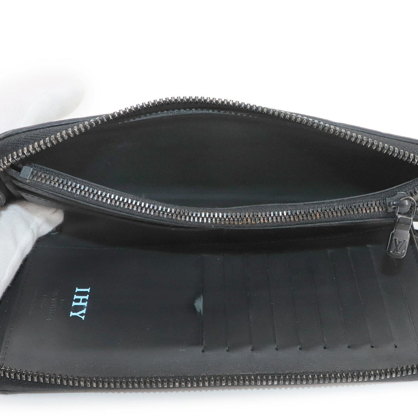 Louis Vuitton Monogram Shadow Zippy Wallet Vertical Long In Black Leather (M62902) Rfid