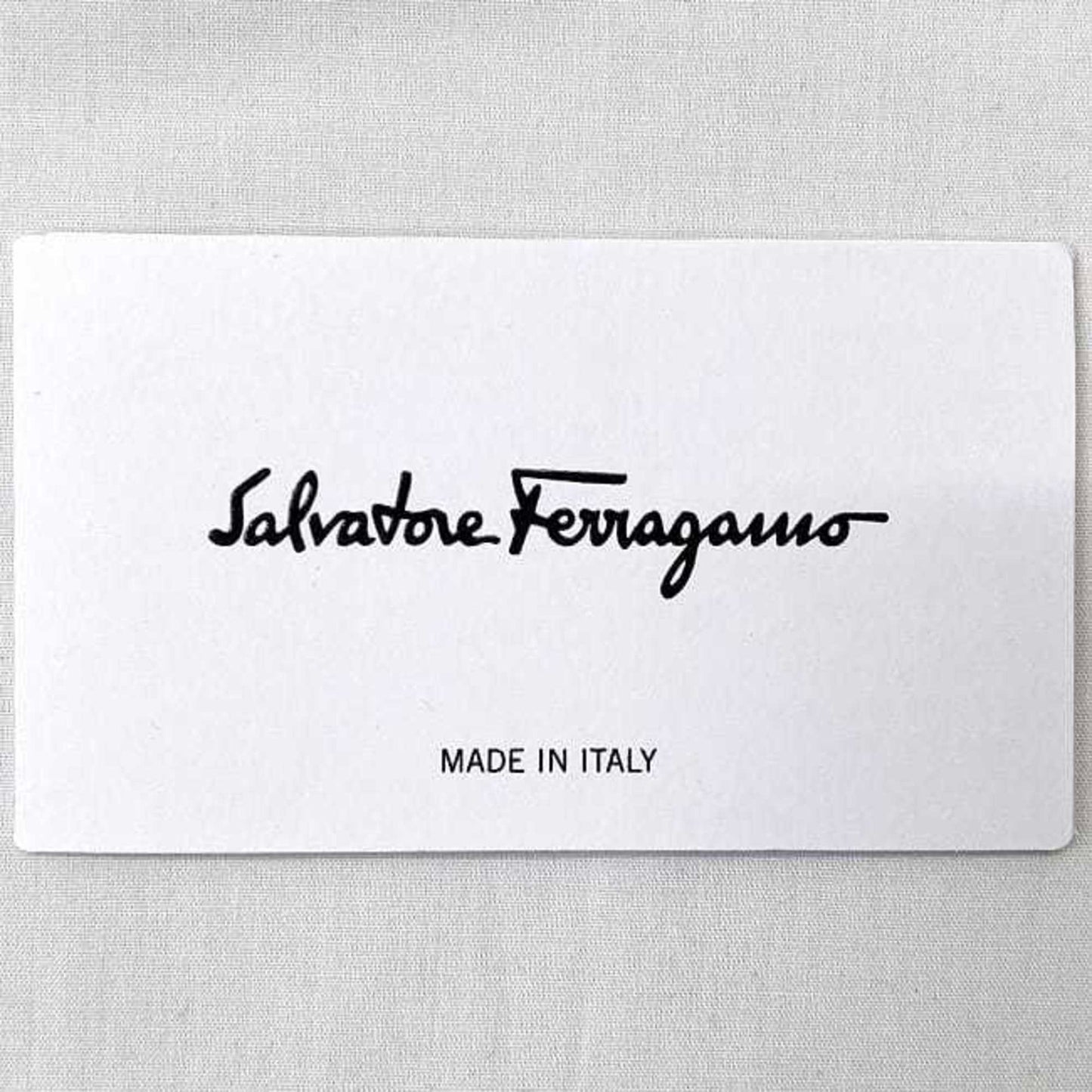 Salvatore Ferragamo Scarf Black Gancini 327987 002 Ec-20458 Silk Long