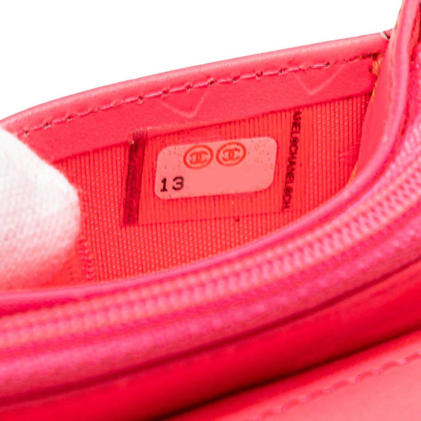 Chanel Cambon Line Coco Mark Long Wallet In Black Lambskin