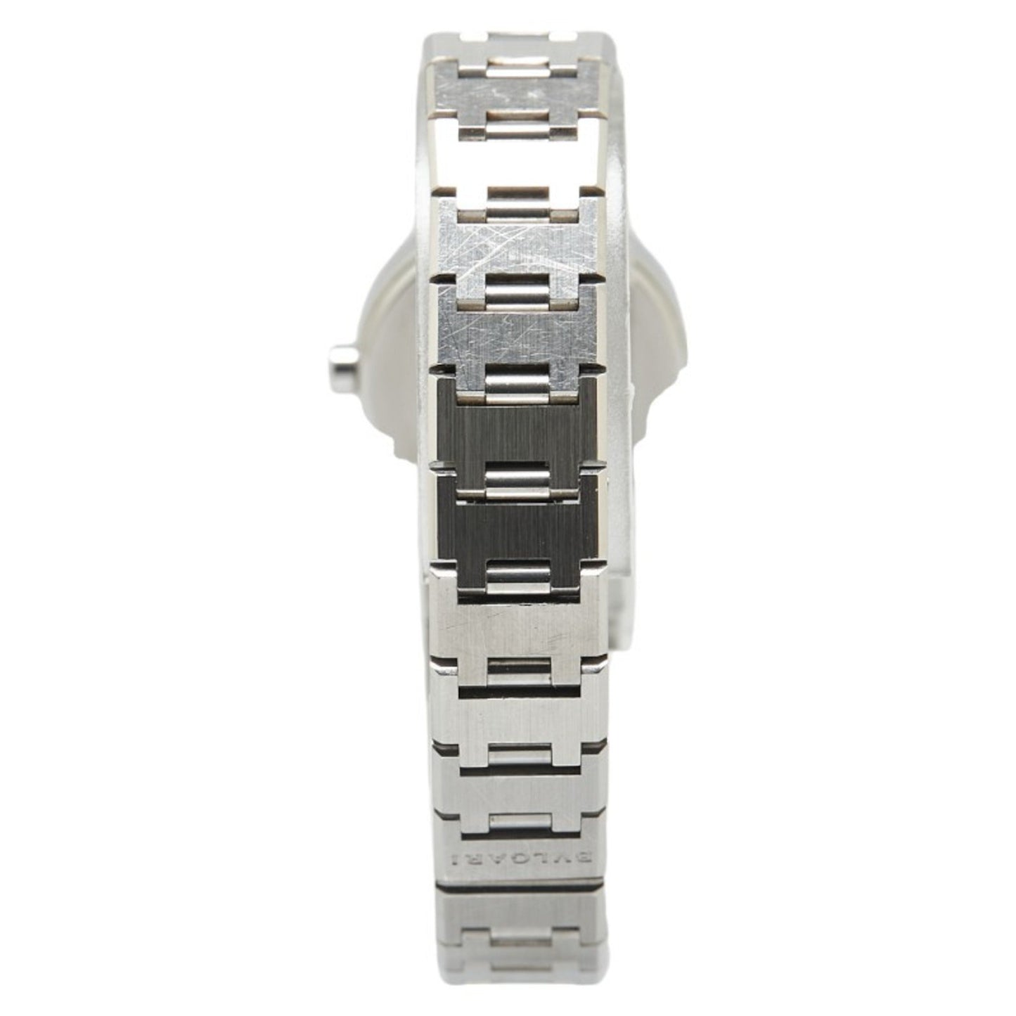 Bvlgari Watch Bb23Ss Quartz Black Dial Stainless Steel