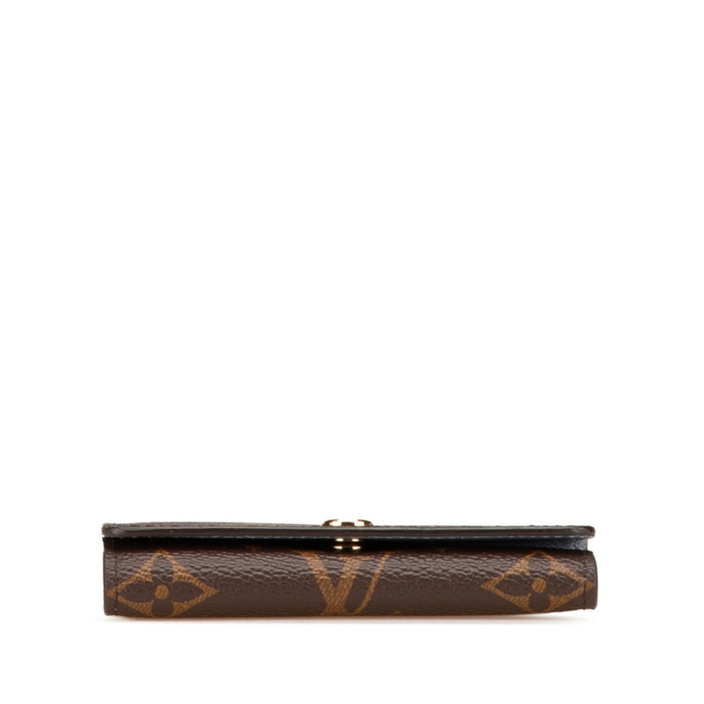 Louis Vuitton Monogram Multicle 4 Key Case Ring M82923 Brown Light Blue Pvc Leather