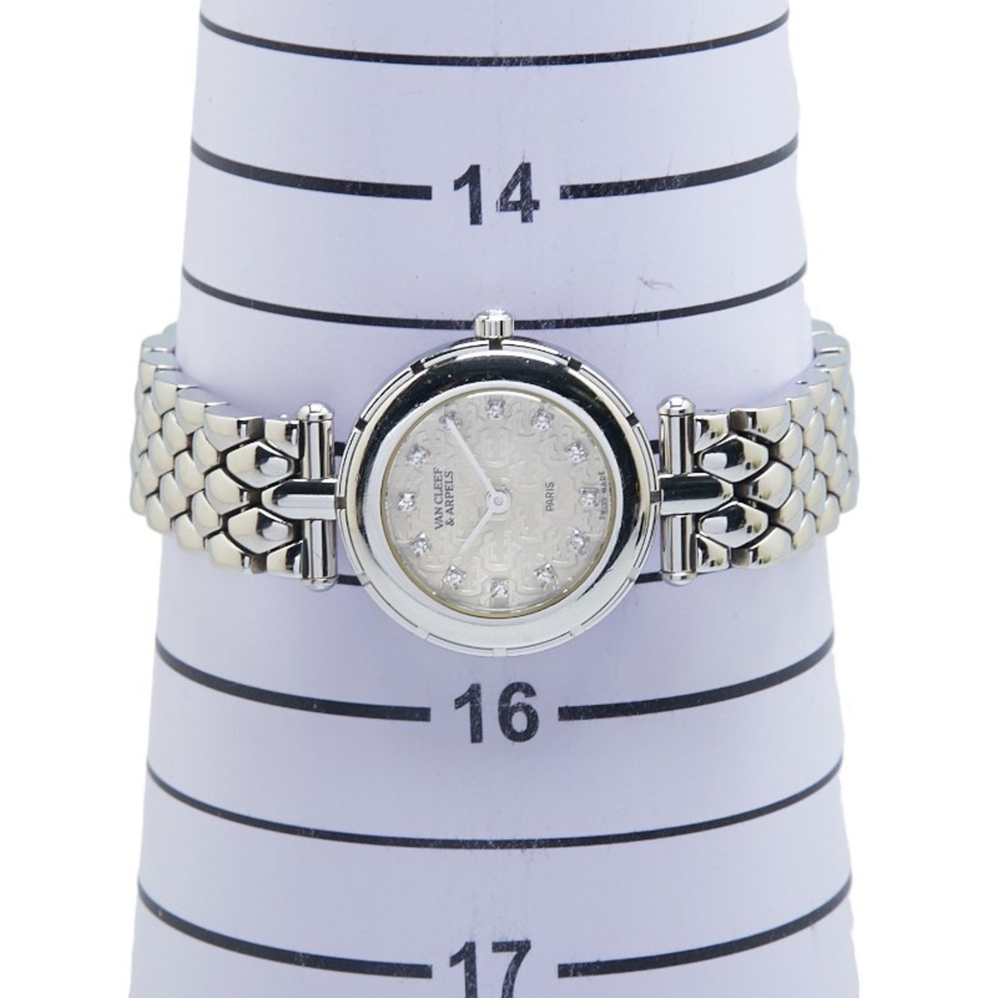 Van Cleef & Arpels La Collection Quartz Watch With Silver Dial And Stainless Steel