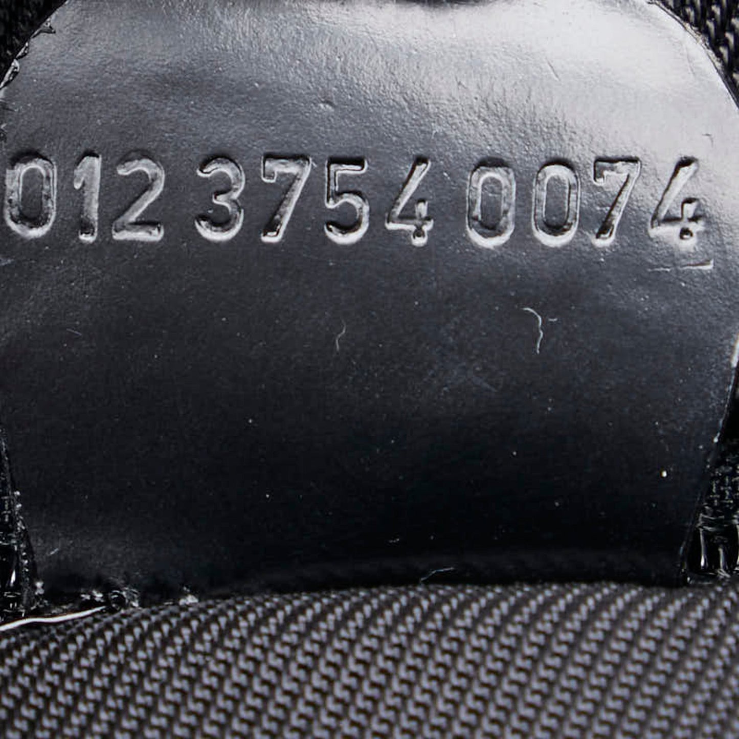 Gucci Boston Bag Shoulder 012 3754 Black Nylon Leather