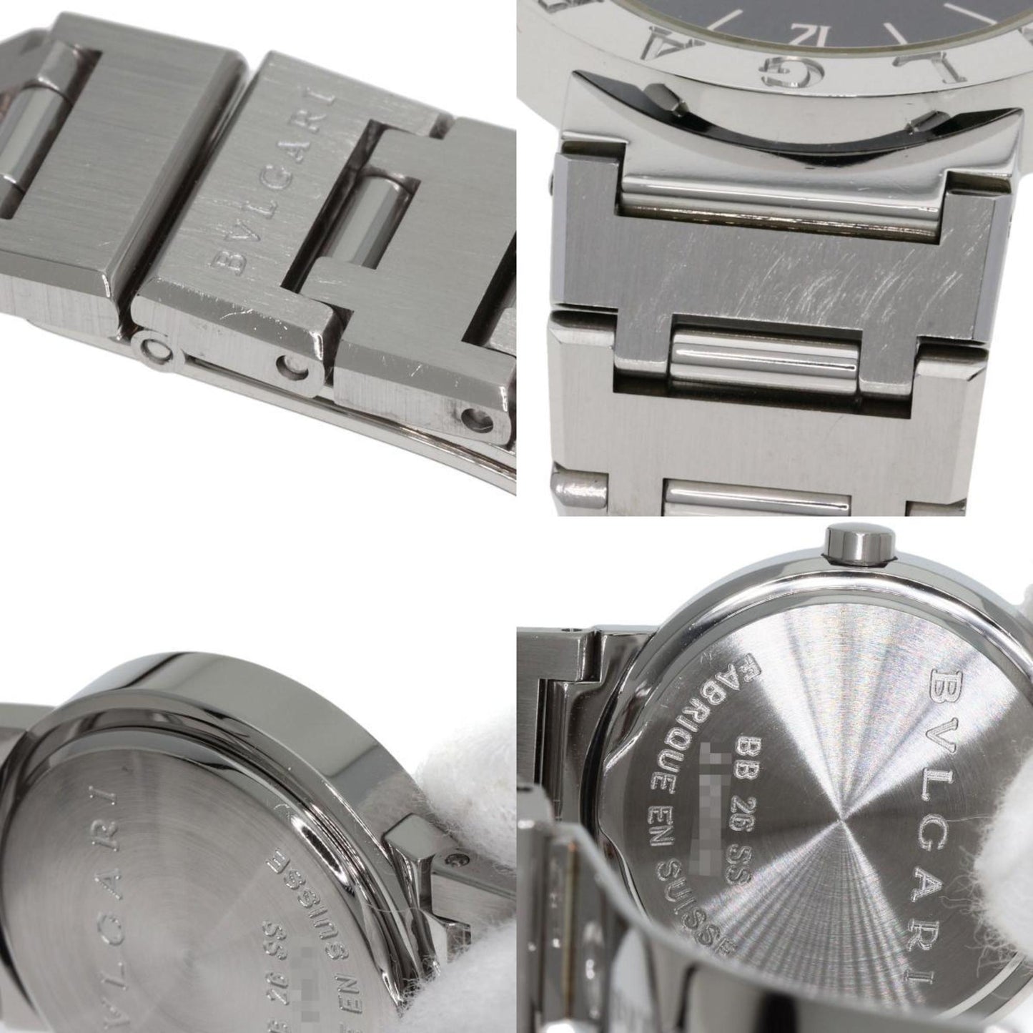 Bvlgari Bb26Ssd Wristwatch Stainless Steel/Ss