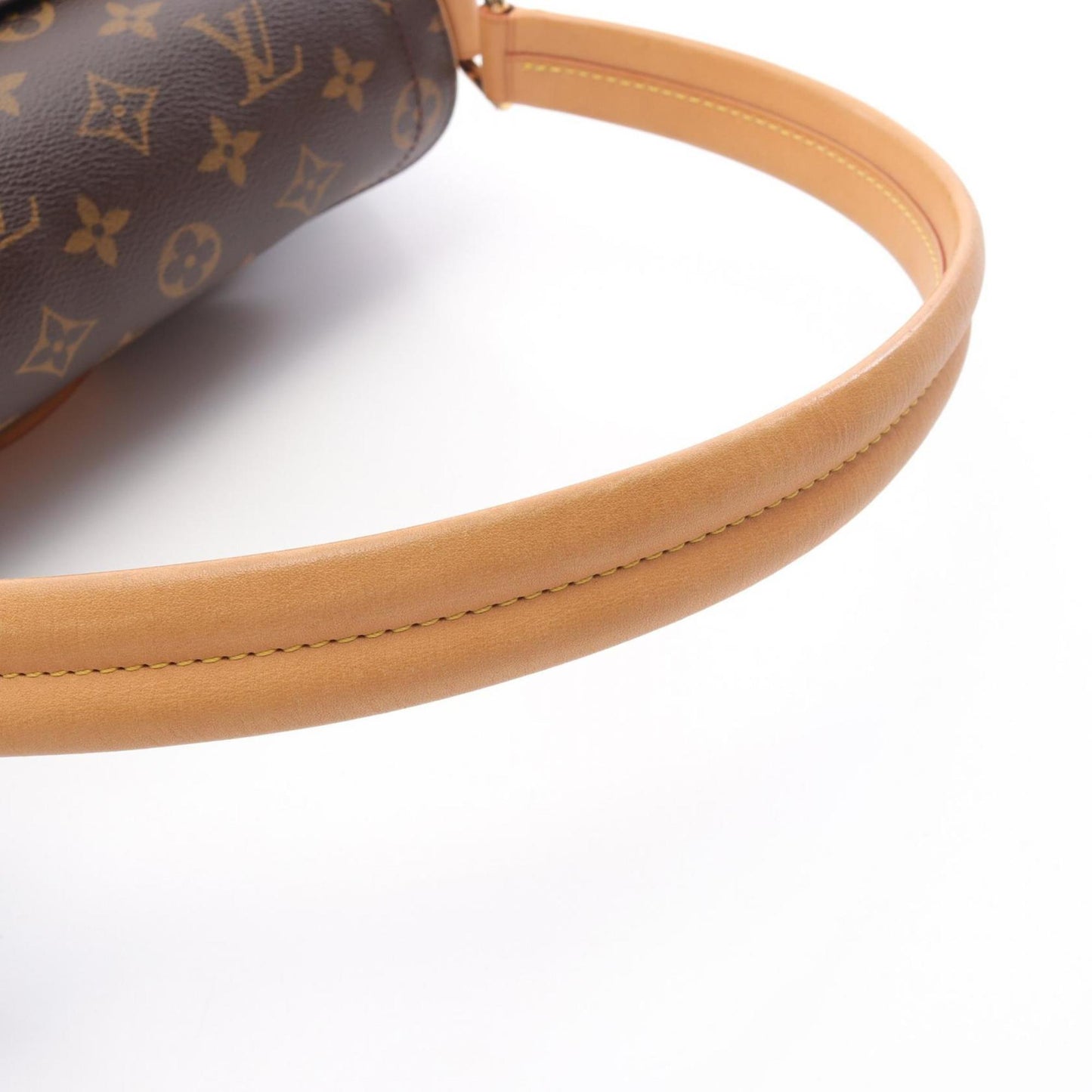 Louis Vuitton Beverly Mm Shoulder Bag Coated Canvas Leather Monogram