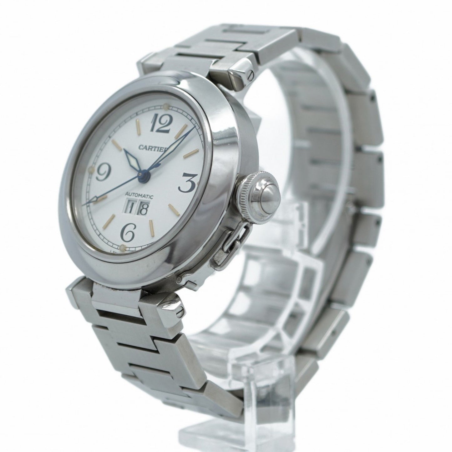 Cartier Pasha W31044M7 White Dial