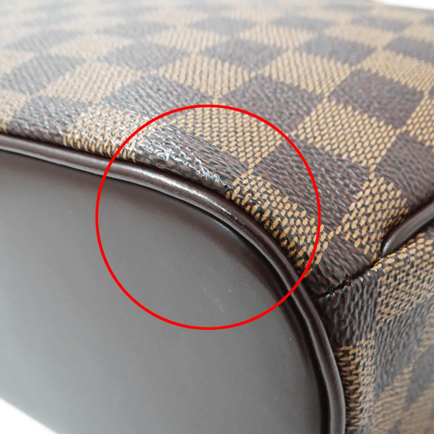 Louis Vuitton Damier Saria Horizontal Handbag N51282 Brown