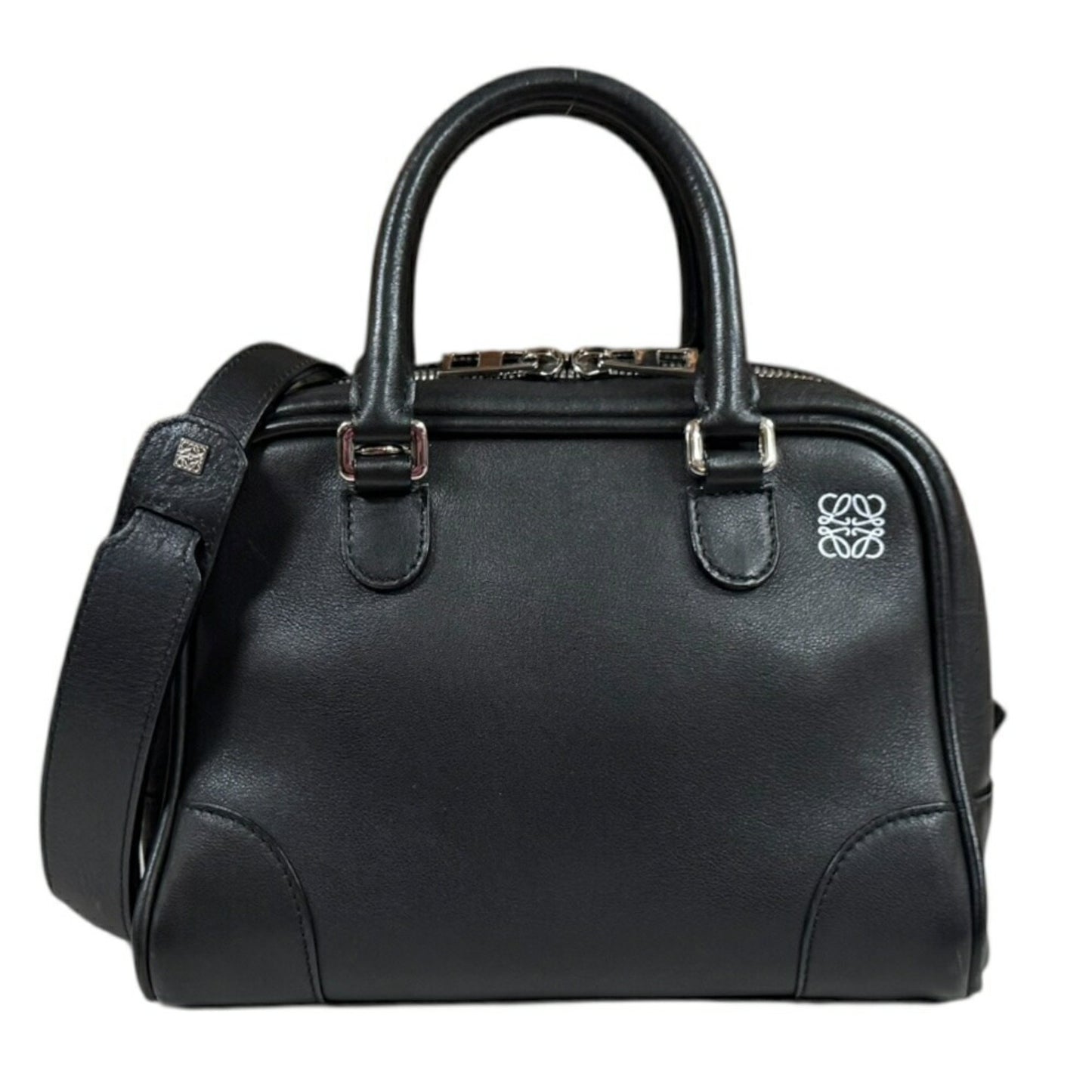Loewe Amazona 75 Small Shoulder Bag Leather Black