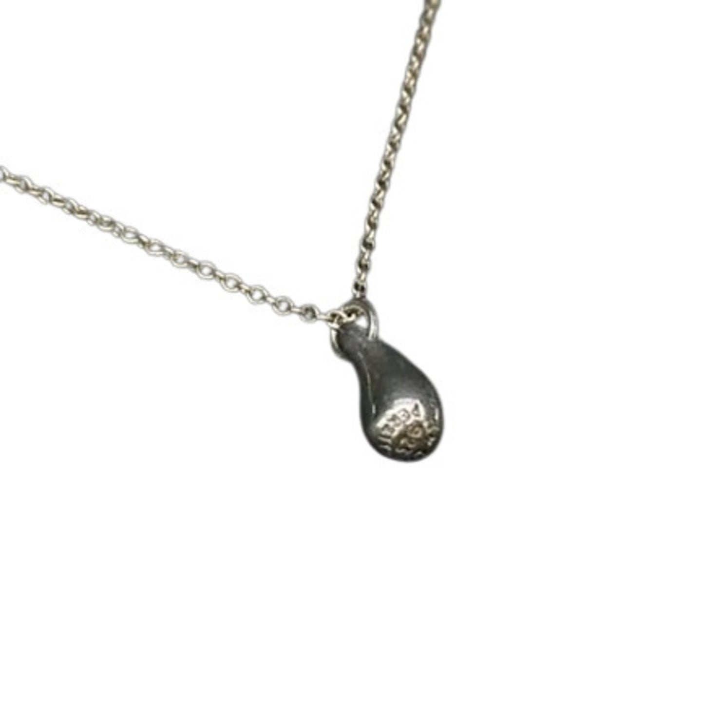 Tiffany & Co. Elsa Peretti Teardrop Necklace - Silver (Ag925)