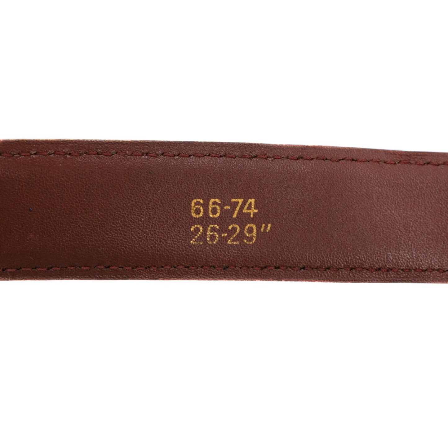 Cartier Belt Santos Bordeaux Red
