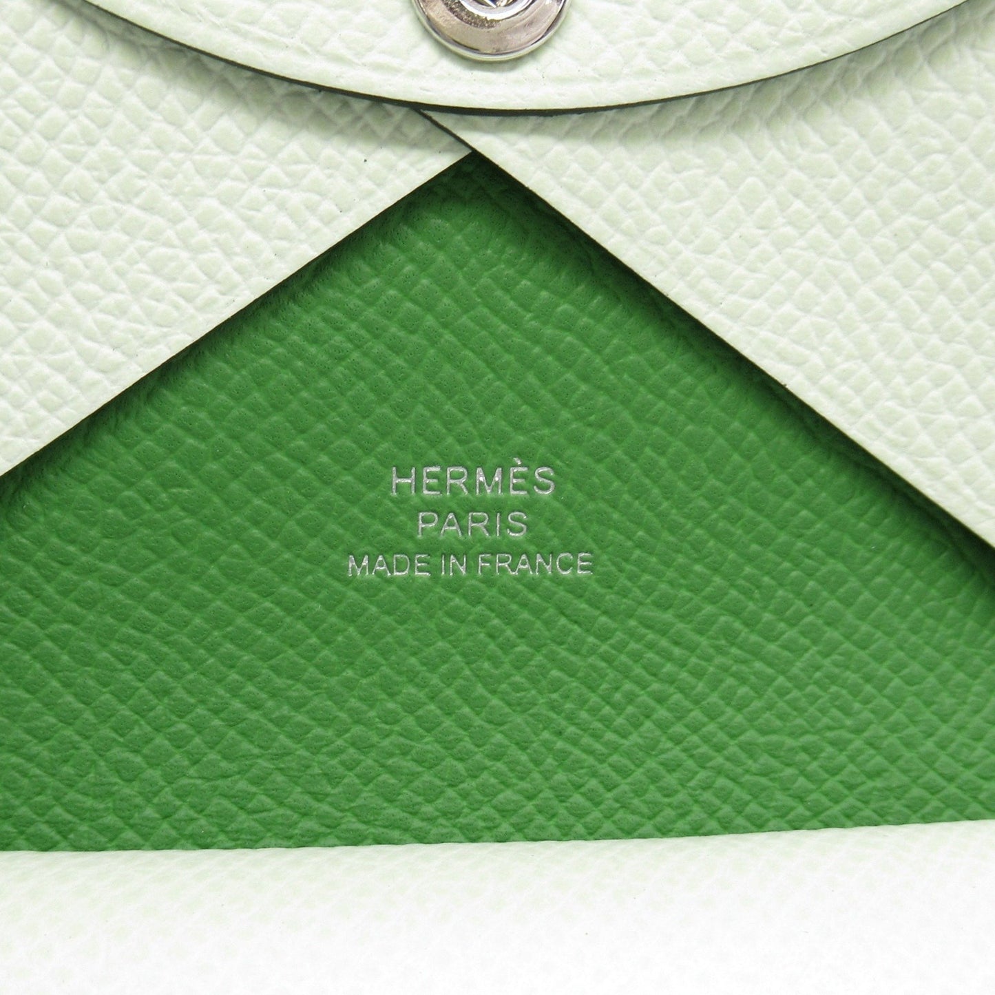 Hermes Hermes Calvi Duo Verso Business Card Holder/Card Case Leather Epsom