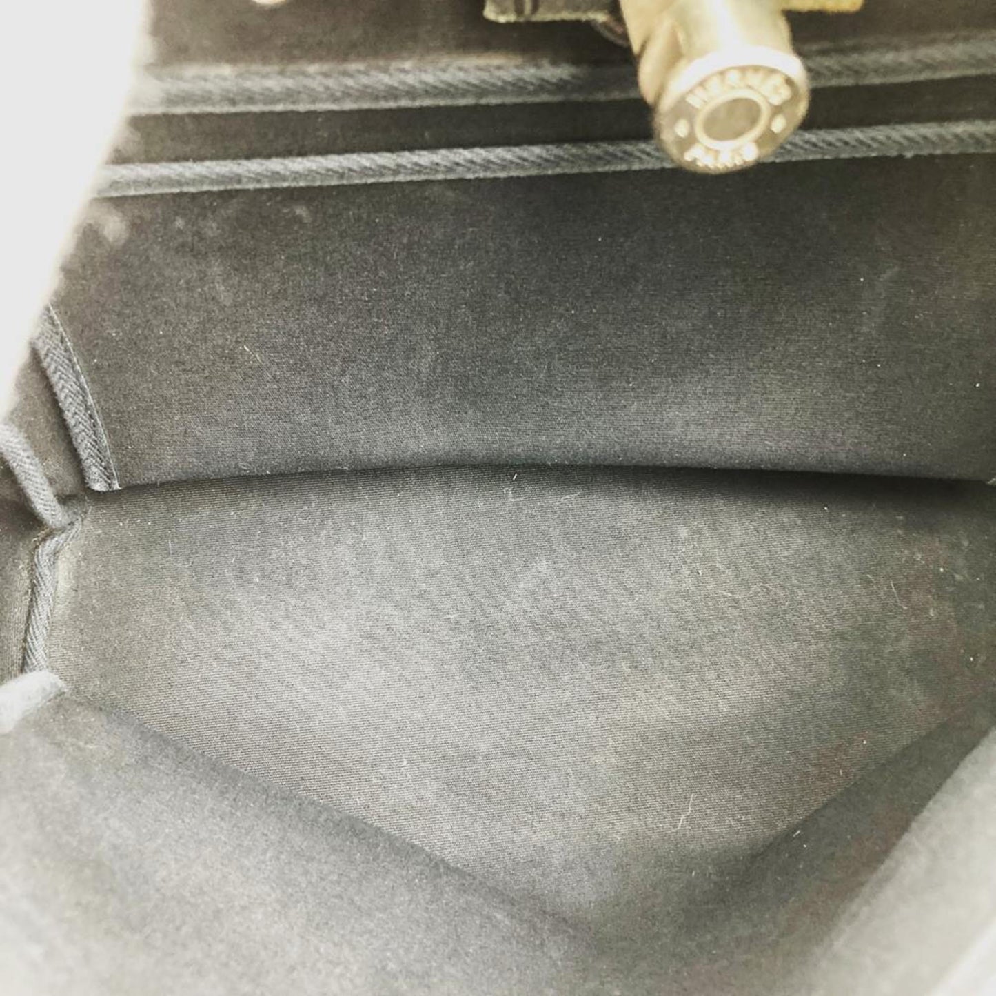 Hermes Herms Airbag Pm Canvas Shoulder Bag/Handbag In Black