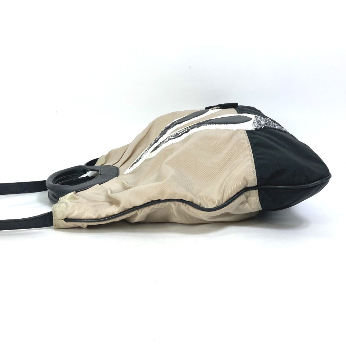 Salvatore Ferragamo Shoes Crossbody 2Way Bag Hand Bag Shoulder Bag Black Beige