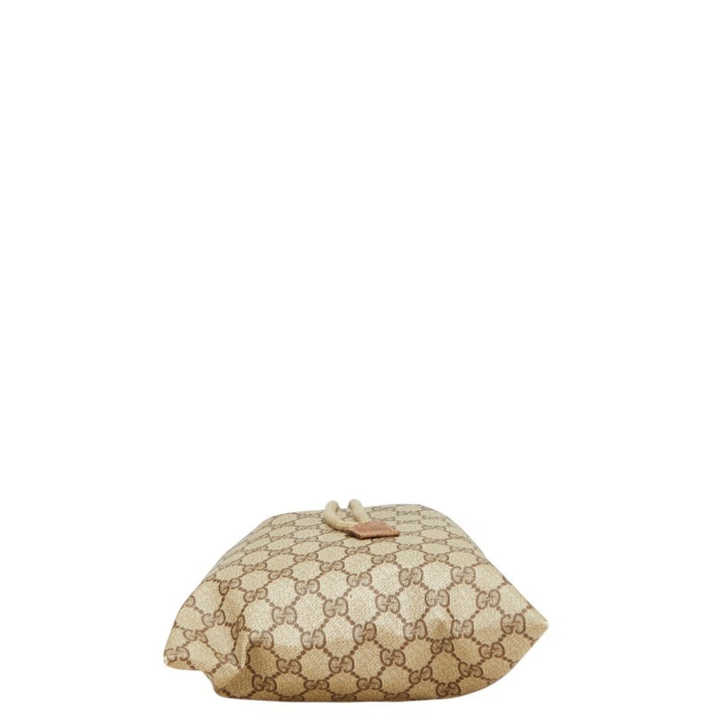 Gucci Gg Supreme Old Clutch Bag 97.19.303 Brown Leather