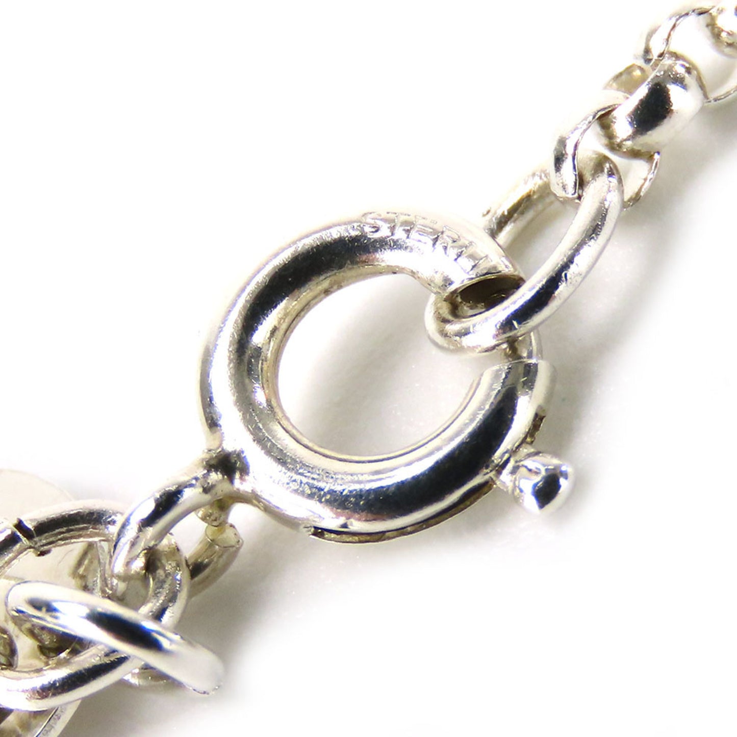 Tiffany Necklace Sterling Silver Chain Long