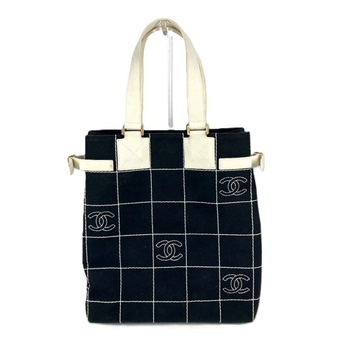 Chanel Cc Coco Mark Bicolor Tote Bag
