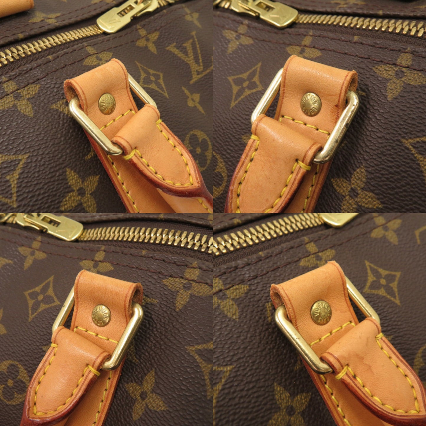 Louis Vuitton Keepall Bandouliere 60 Monogram M41412 Canvas Brown Boston Bag 0749 Louis Vuitton