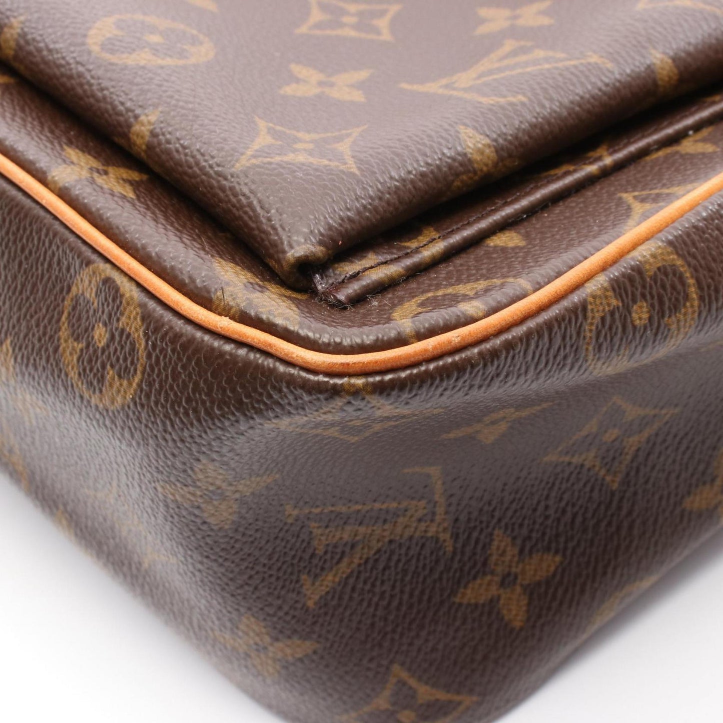 Louis Vuitton Viva Cite Gm Monogram Shoulder Bag Coated Canvas Leather