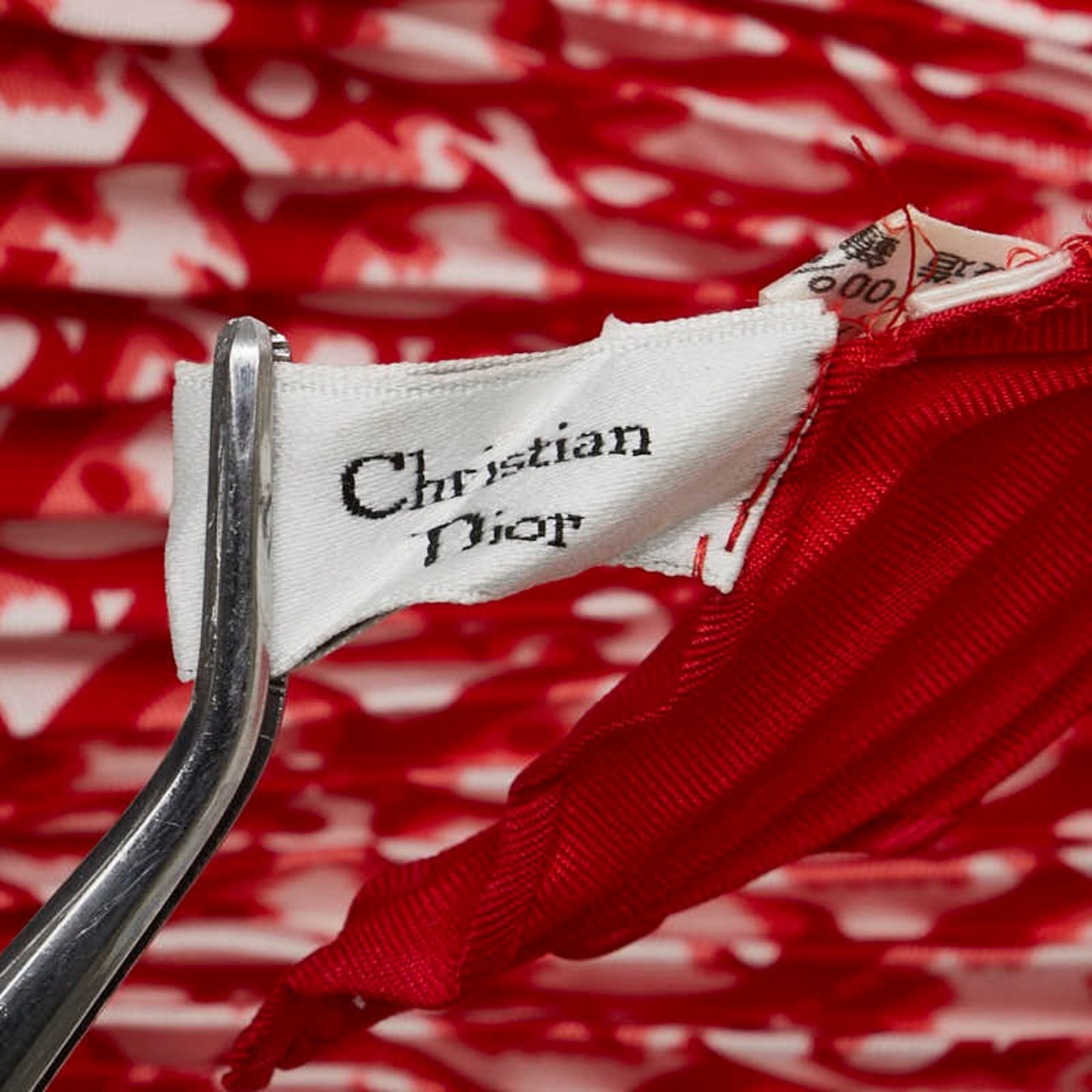 Christian Dior Dior Trotter Pleated Scarf
