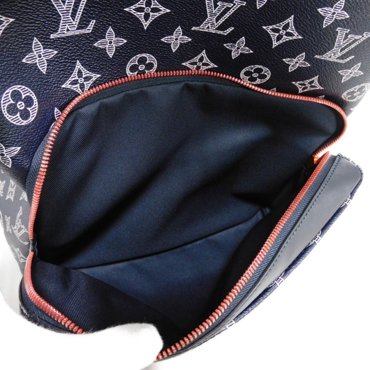 Louis Vuitton Louis Vuitton Backpack Apollo Lv Flower Navy Pink Monogram Ink Upside Down M43676
