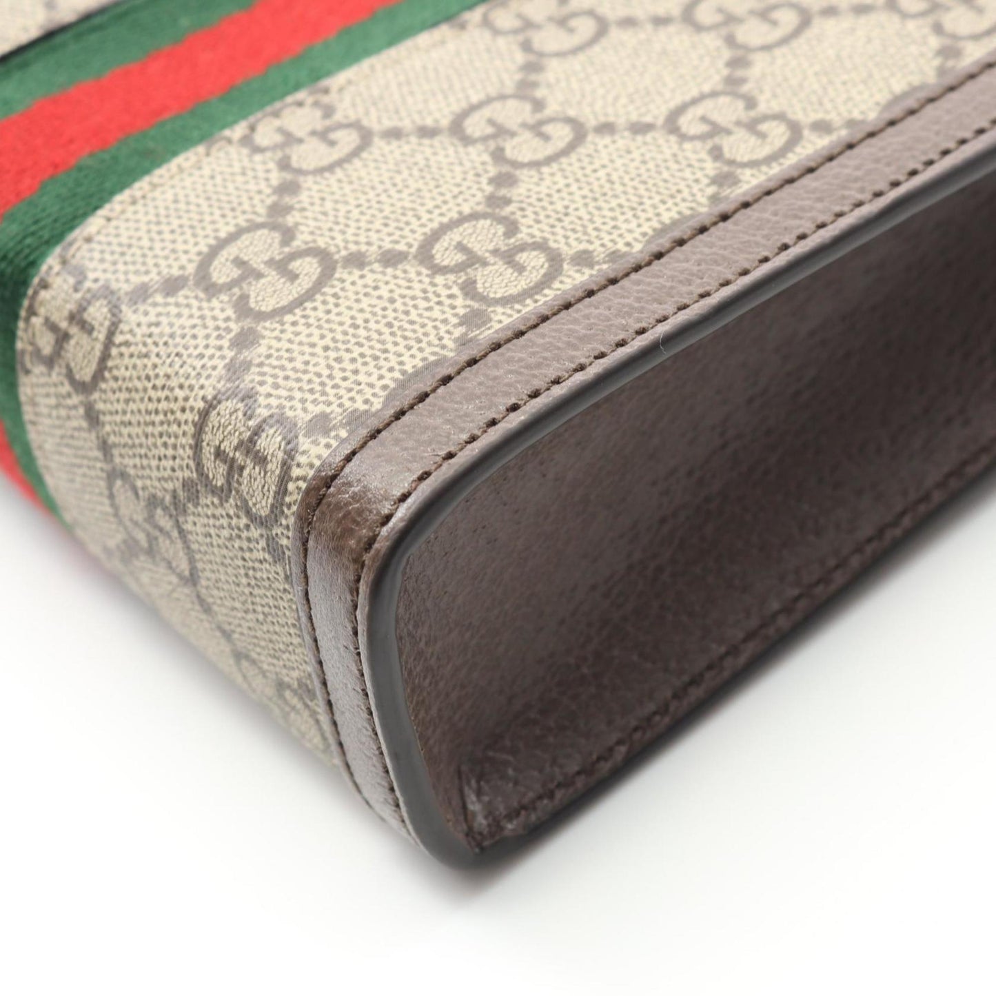 Gucci Ophidia Gg Supreme Super Handbag Coated Canvas Leather