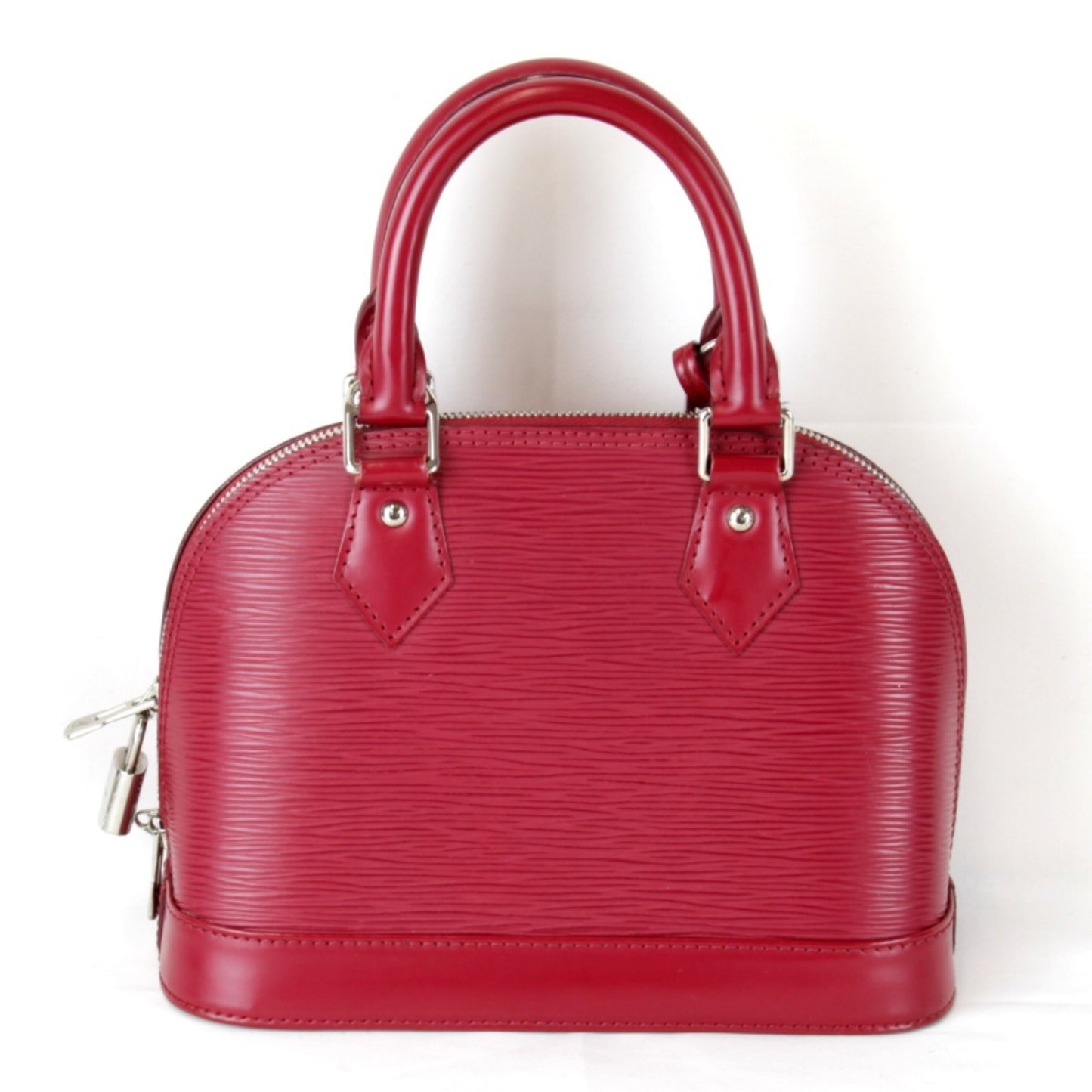 Louis Vuitton Alma Pm M40490 Shoulder Bag Epi Leather Fuchsia