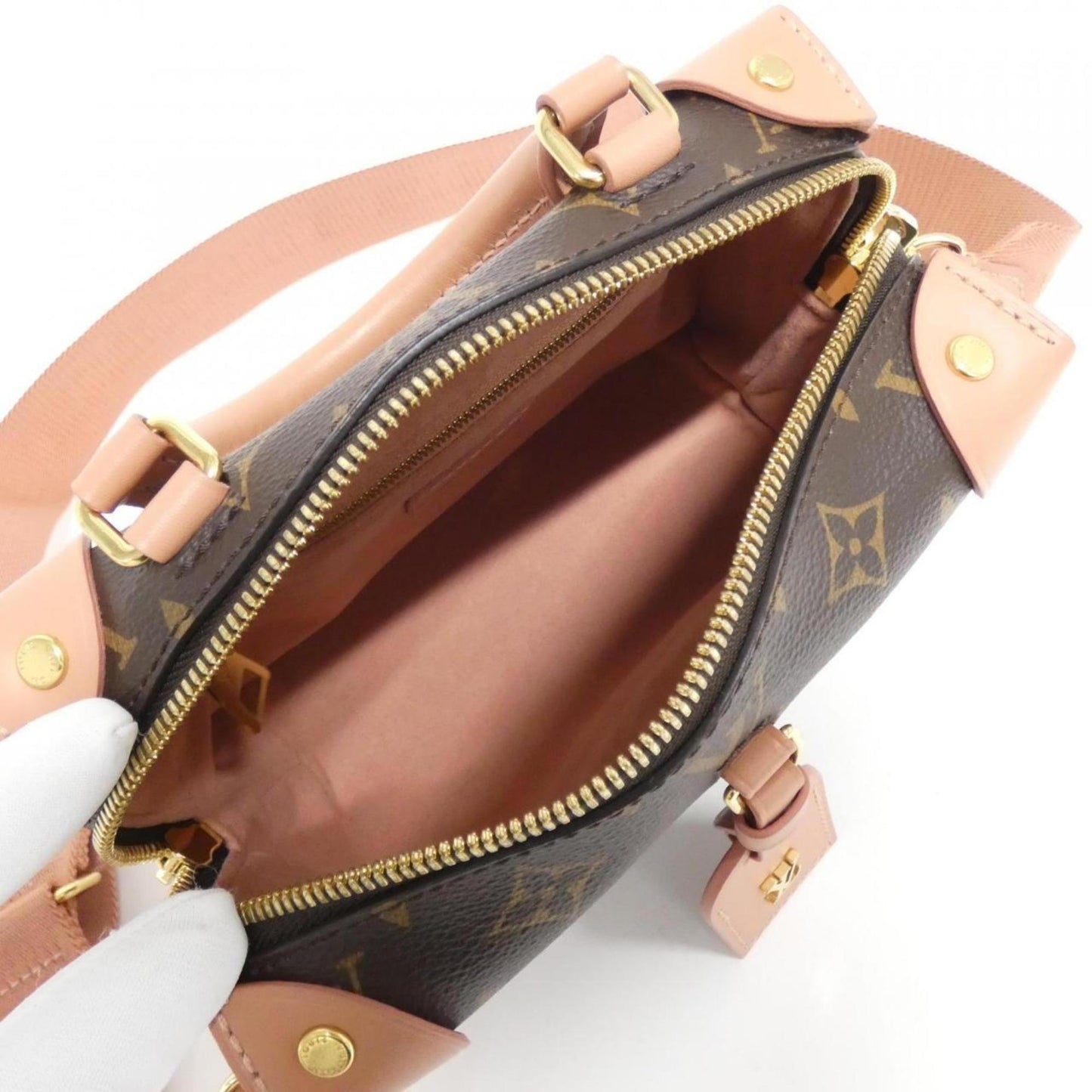 Louis Vuitton Monogram Petite Malle Souple M45531 Handbag