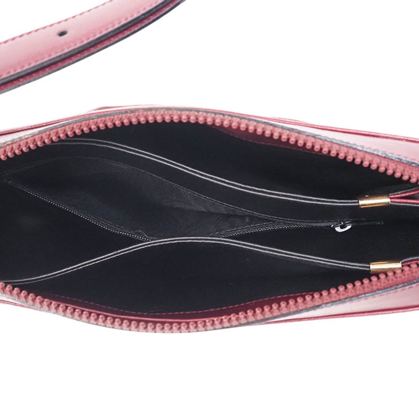 Celine Old Triomphe Suede Shoulder Bag Bordeaux