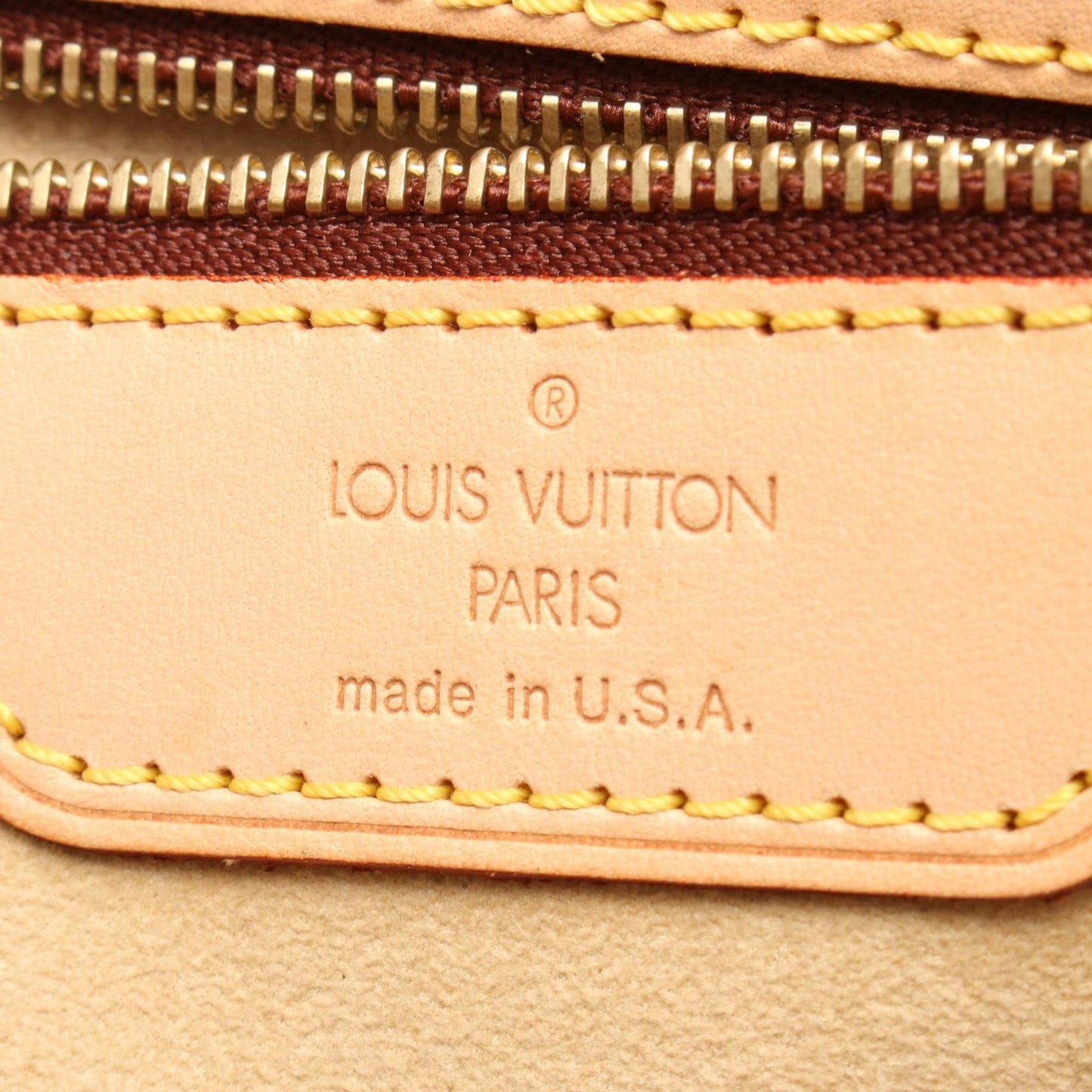 Louis Vuitton Cite Gm Monogram Shoulder Bag Coated Canvas Leather