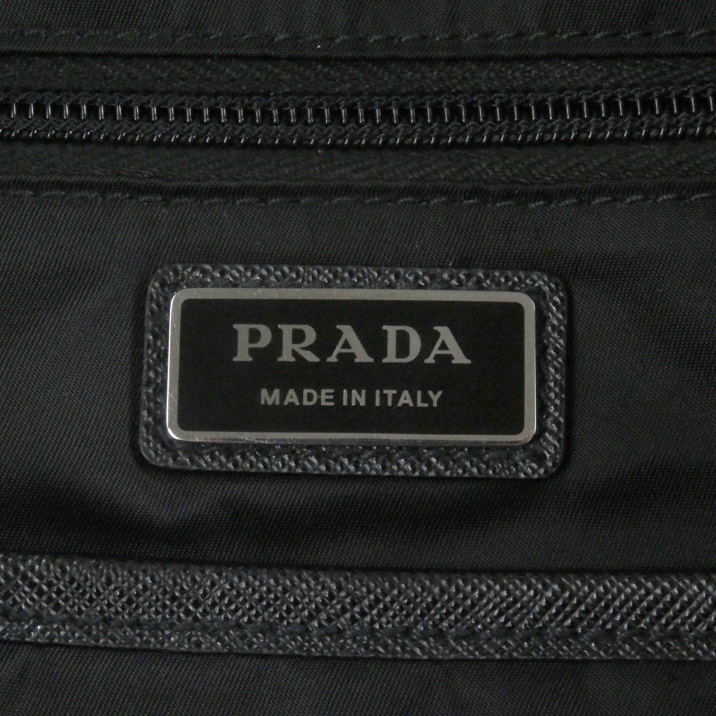 Prada 2Vz019 Saffiano Leather Re-Nylon Triangle Logo Backpack/Daypack