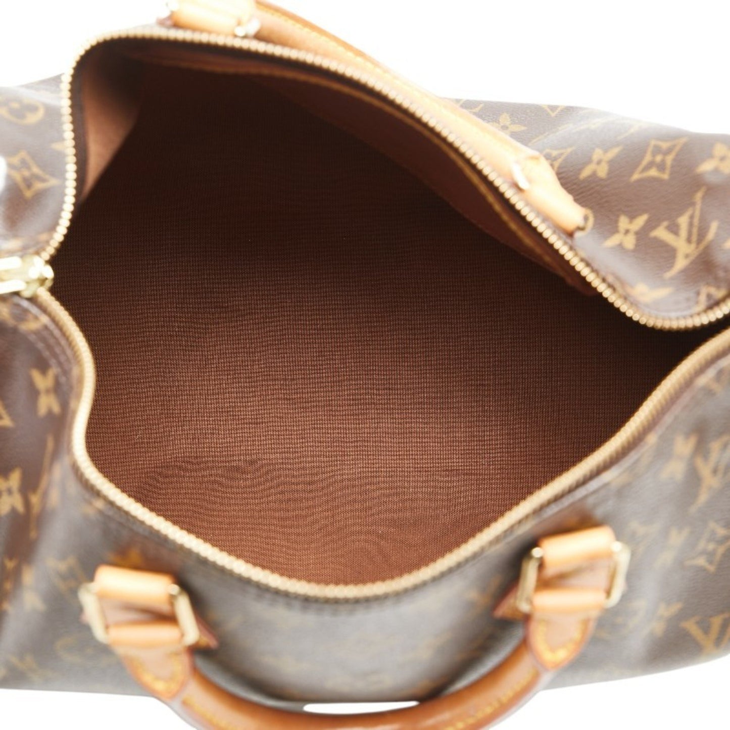 Louis Vuitton Monogram Speedy 35 Handbag/Boston Bag/Travel Bag M41524 Brown Leather