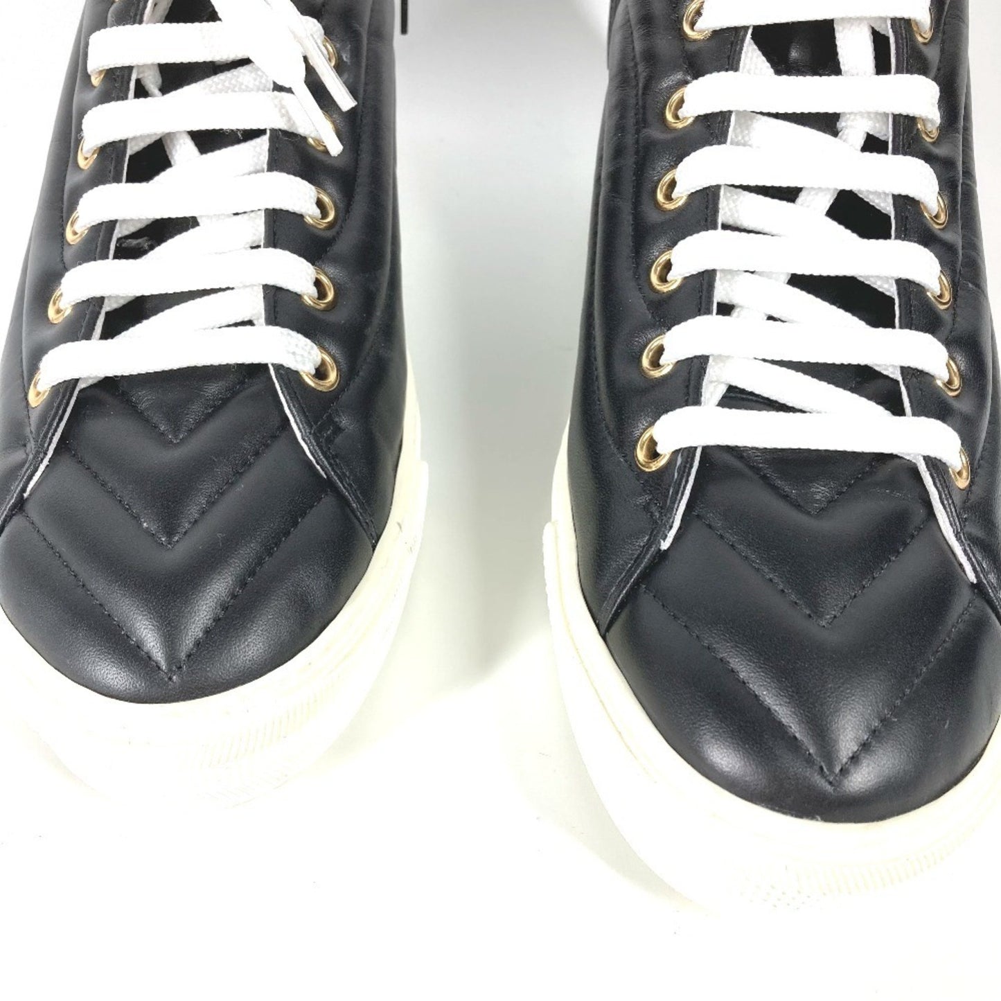 Louis Vuitton Rainbow Stellar Line High-Top Sneakers Cl0149 In Black Leather
