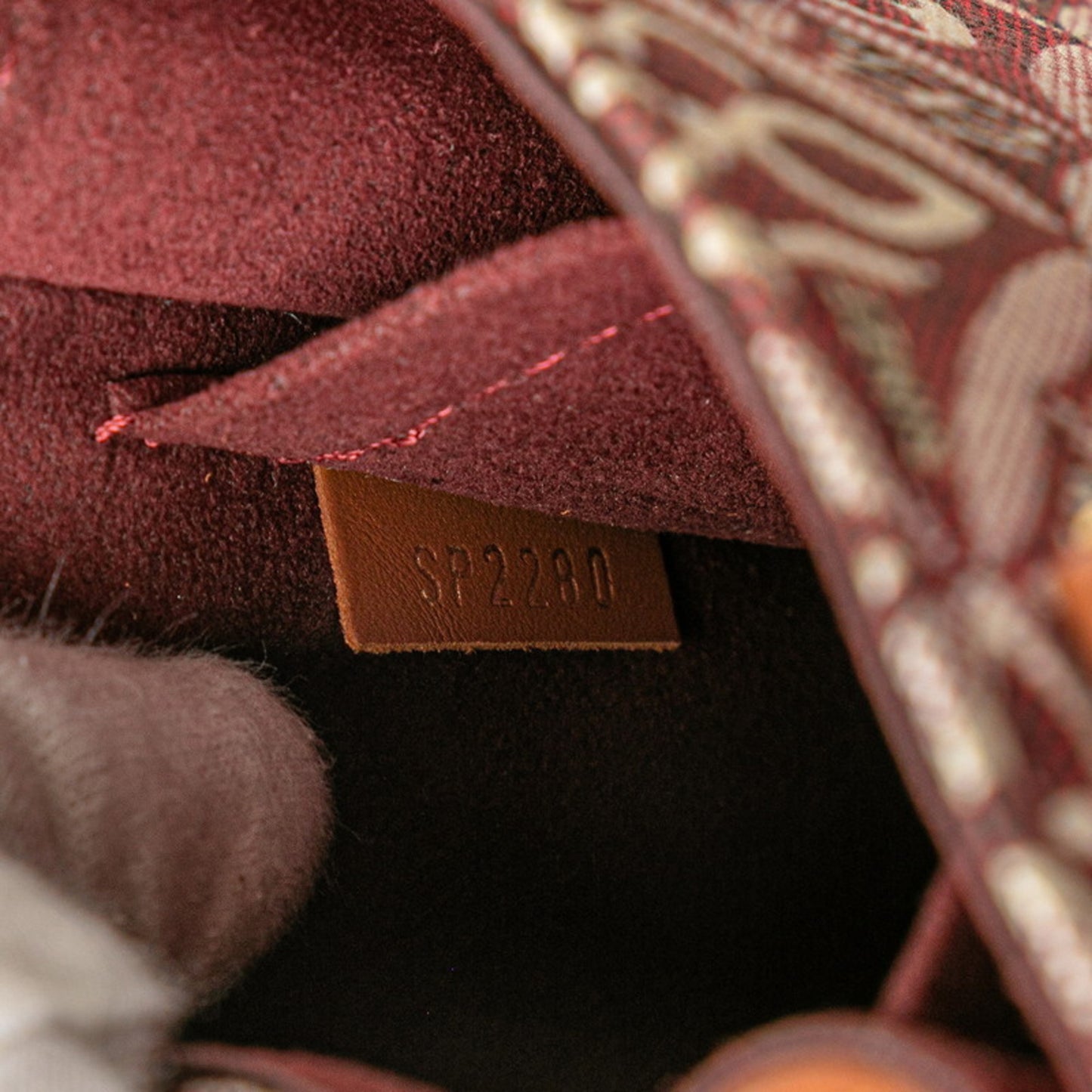 Louis Vuitton Monogram Jacquard Petite Sac Plat Handbag/Shoulder Bag