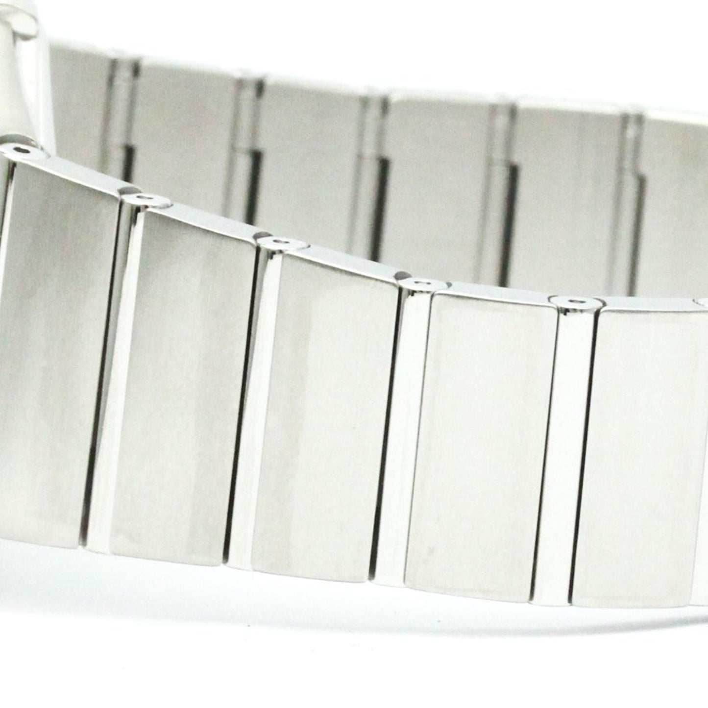 Polished Omega Constellation Date Quartz