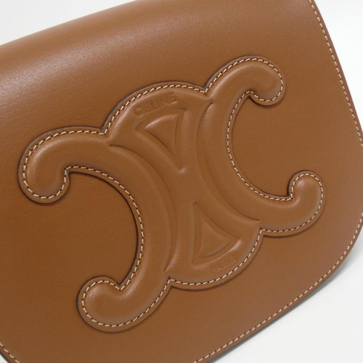 Celine Folco Cuir Triomphe Shoulder Bag 198263Du3