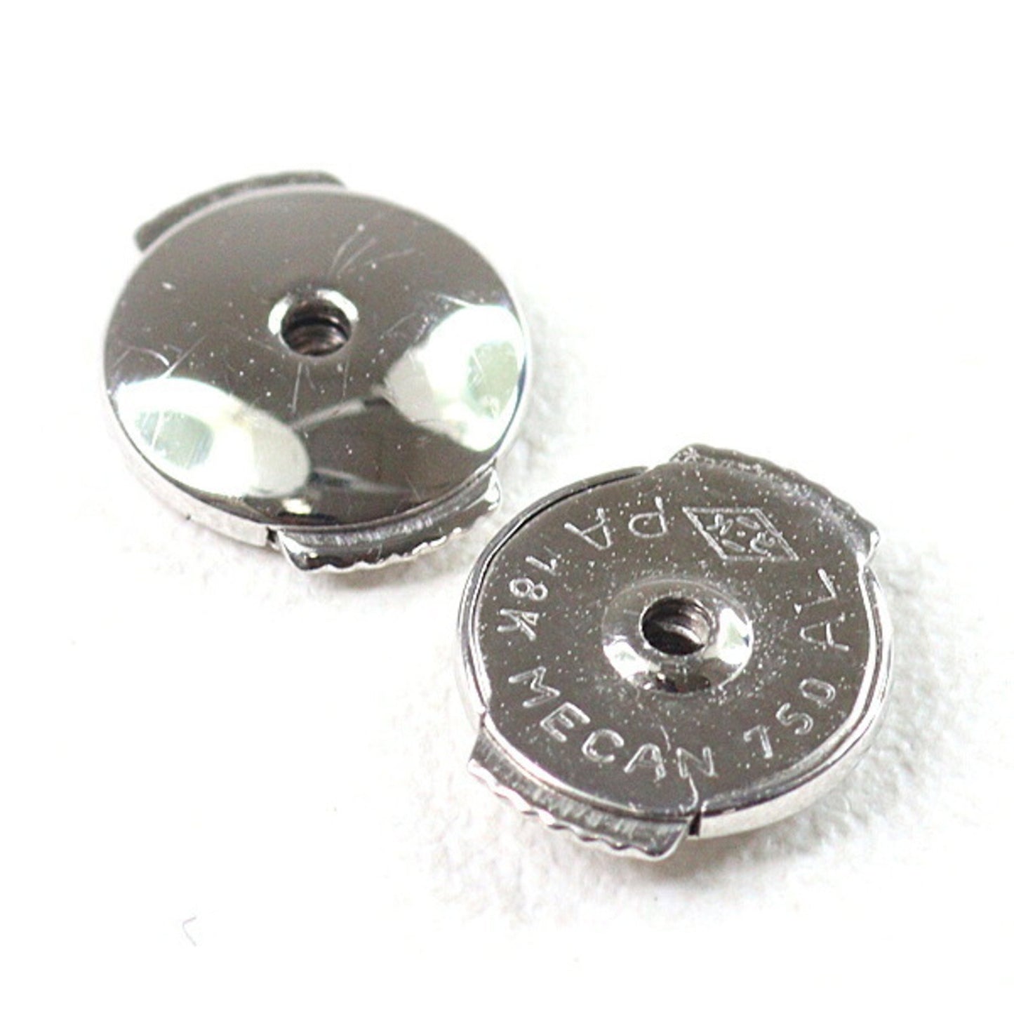 Louis Vuitton Monogram Idylle Earrings White Gold Diamond 750Wg Q96167 Set Of 2