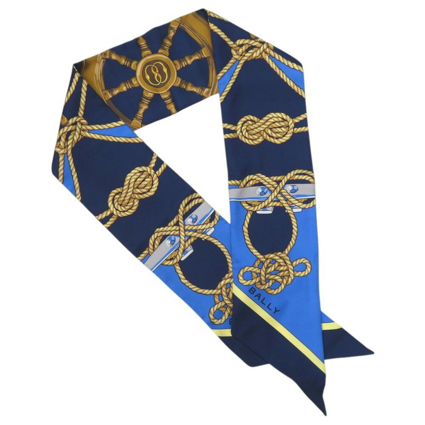 Bally Marine Print Scarf/Muffler
