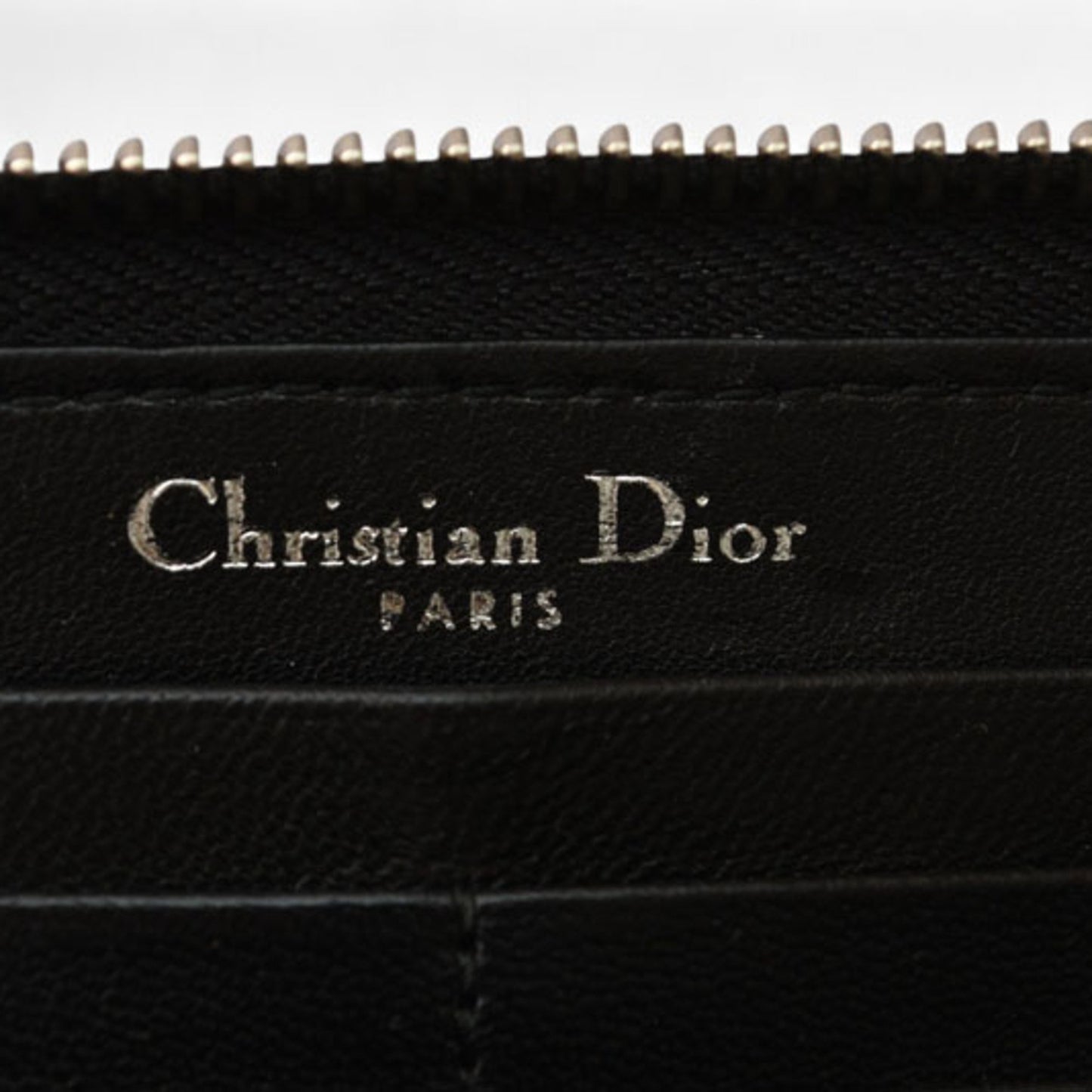 Christian Dior Diorissimo Silver Long Wallet