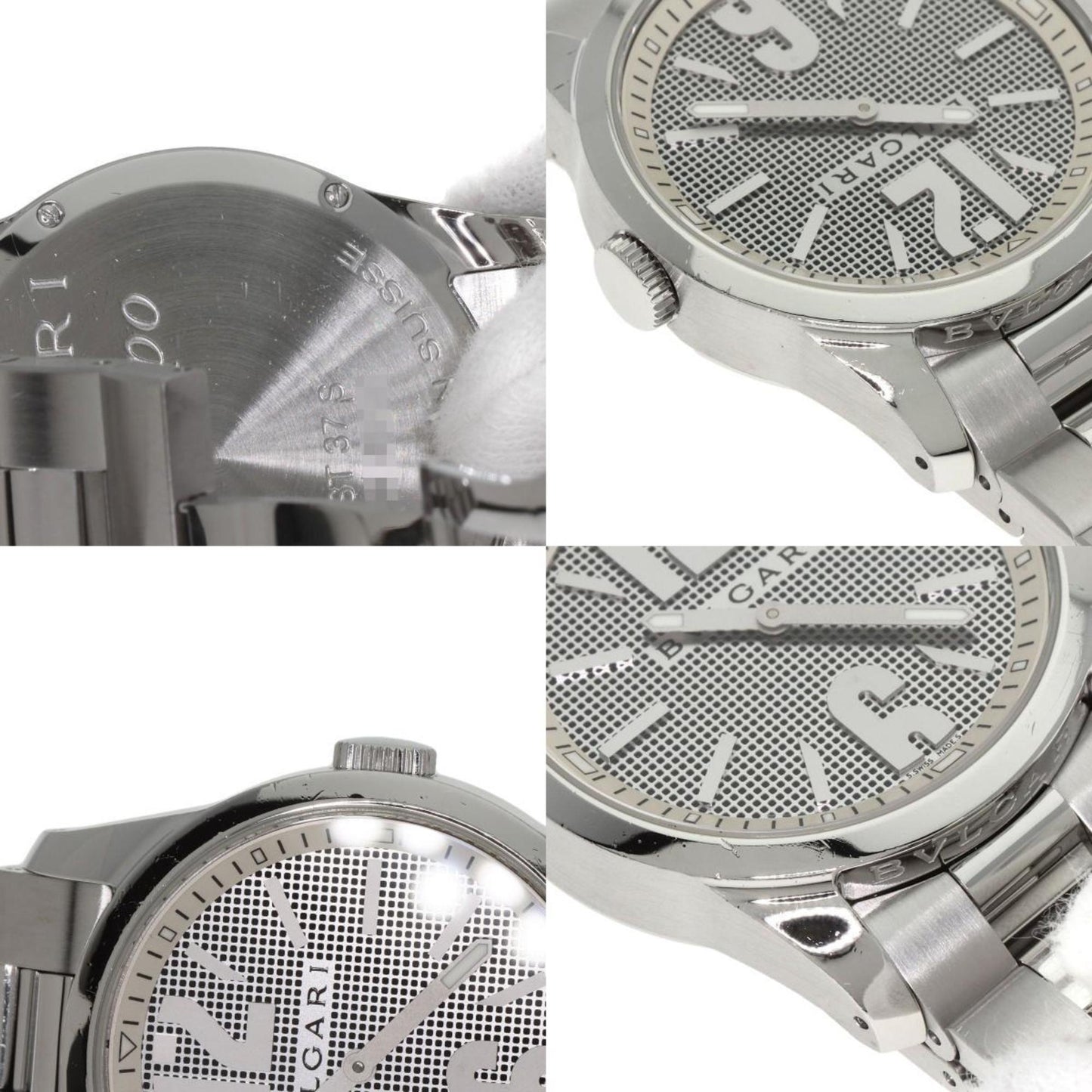 Bvlgari St37S Solotempo Stainless Steel