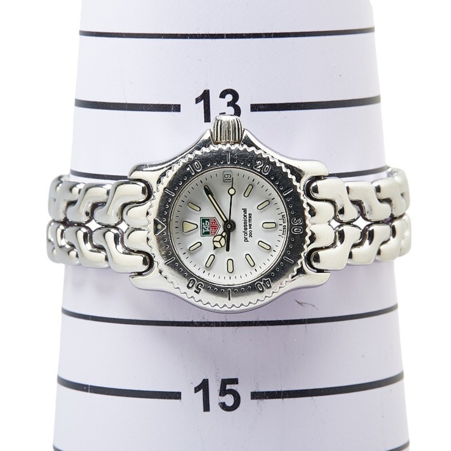 Tag Heuer Sel Watch S90.808 Quartz White Dial Stainless Steel