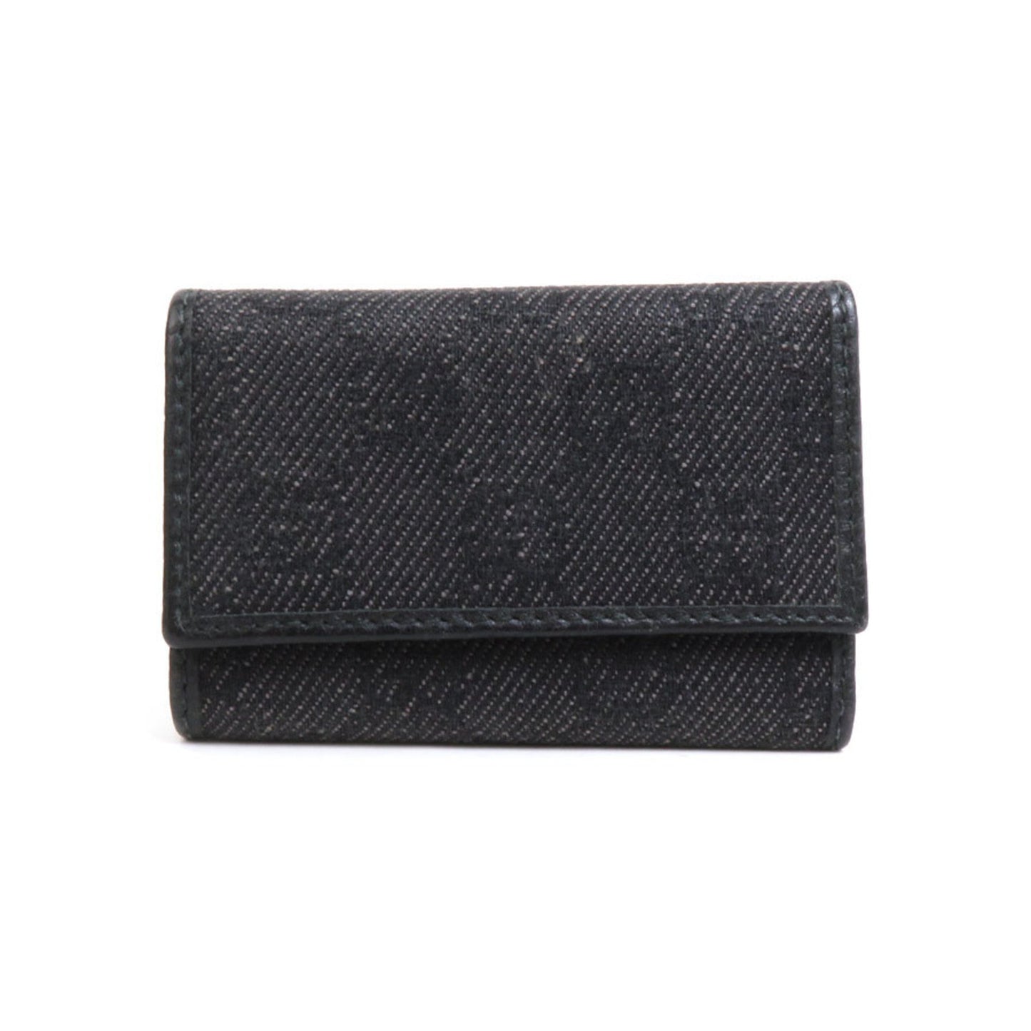 Gucci Key Case Gg Canvas Black