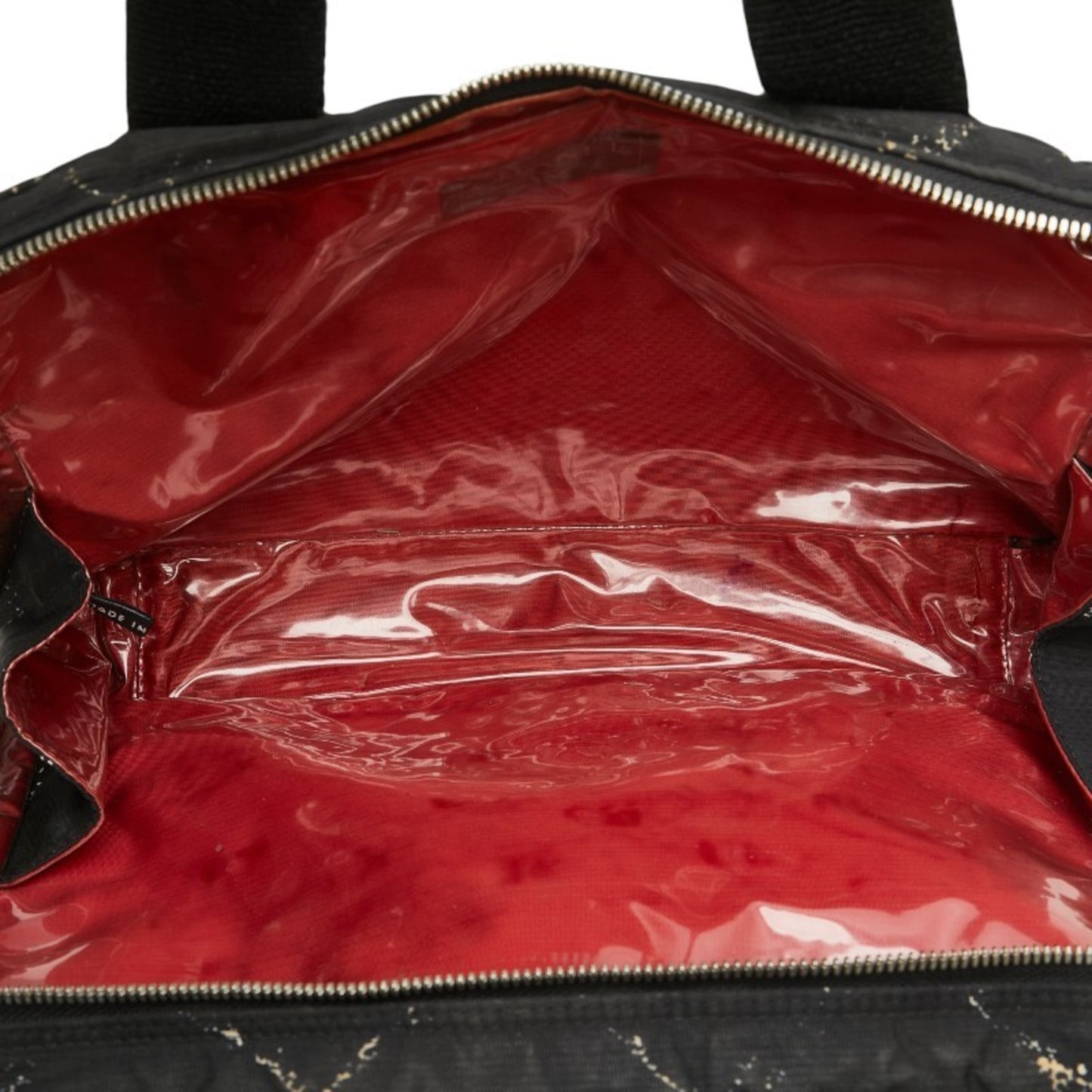 Chanel (Formerly The Travel Line) Handbag Mini Boston Bag In Black