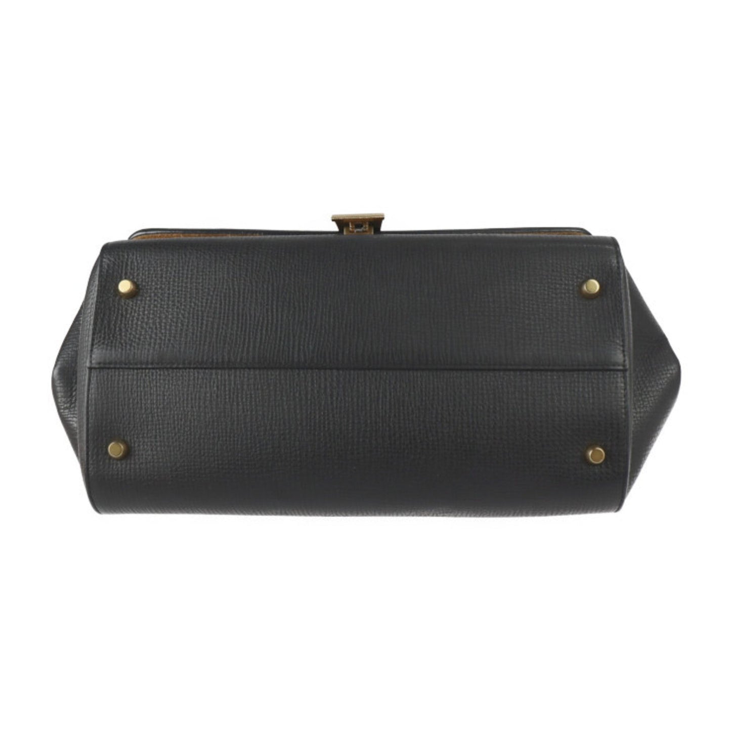 Bottega Veneta Bottega Veneta Angle Angle Palmellato Shoulder Bag 576143 Calf Leather Black Gold