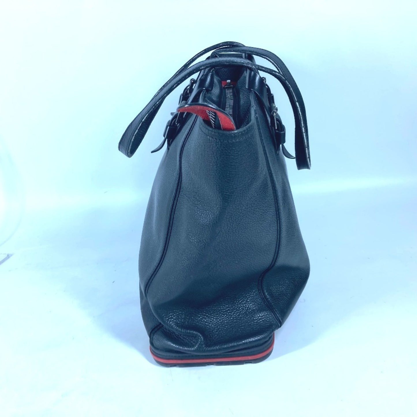 Christian Louboutin Cabiker Small Badge Shoulder Bag Tote Leather