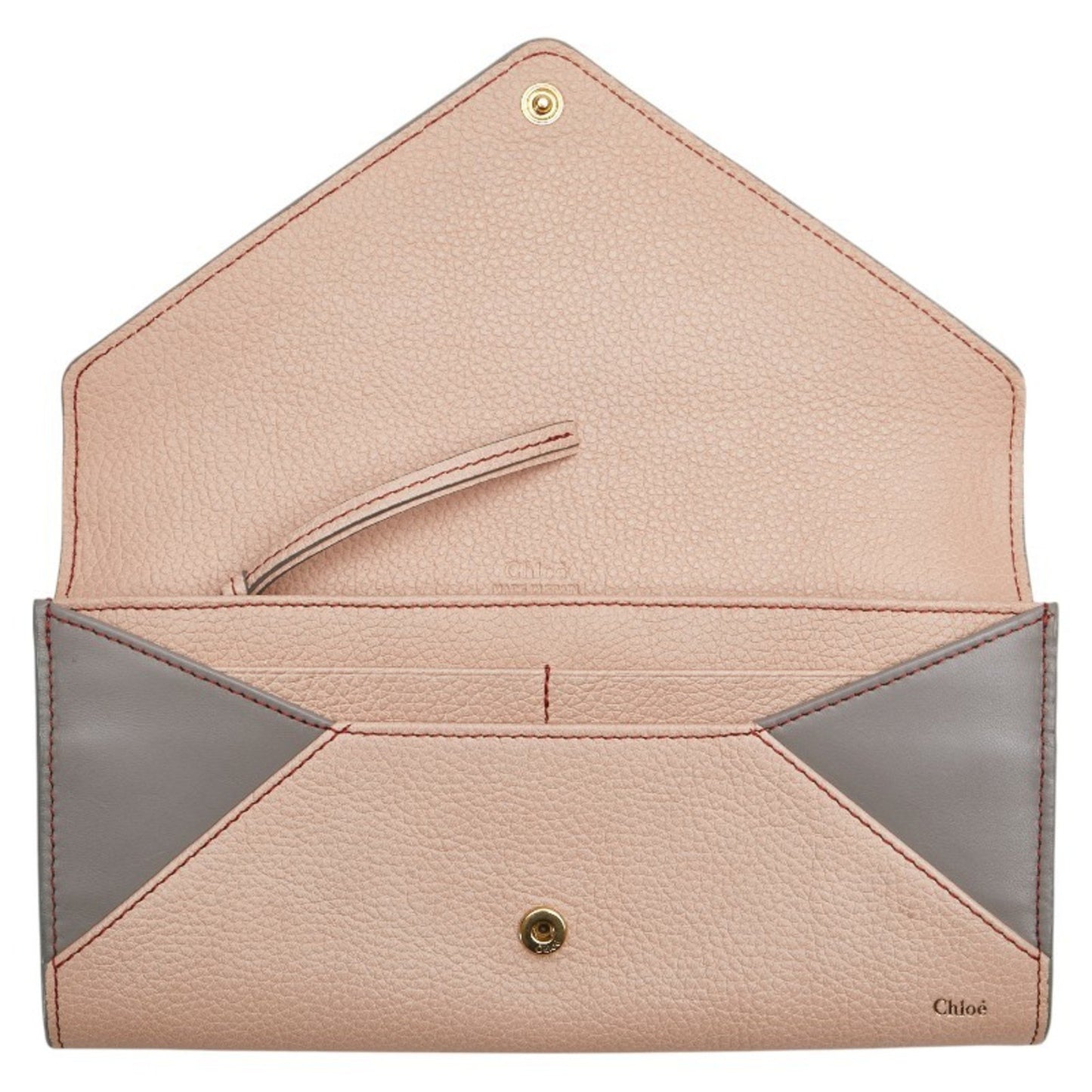 Chlo Chloe Multicolored Leather Long Wallet