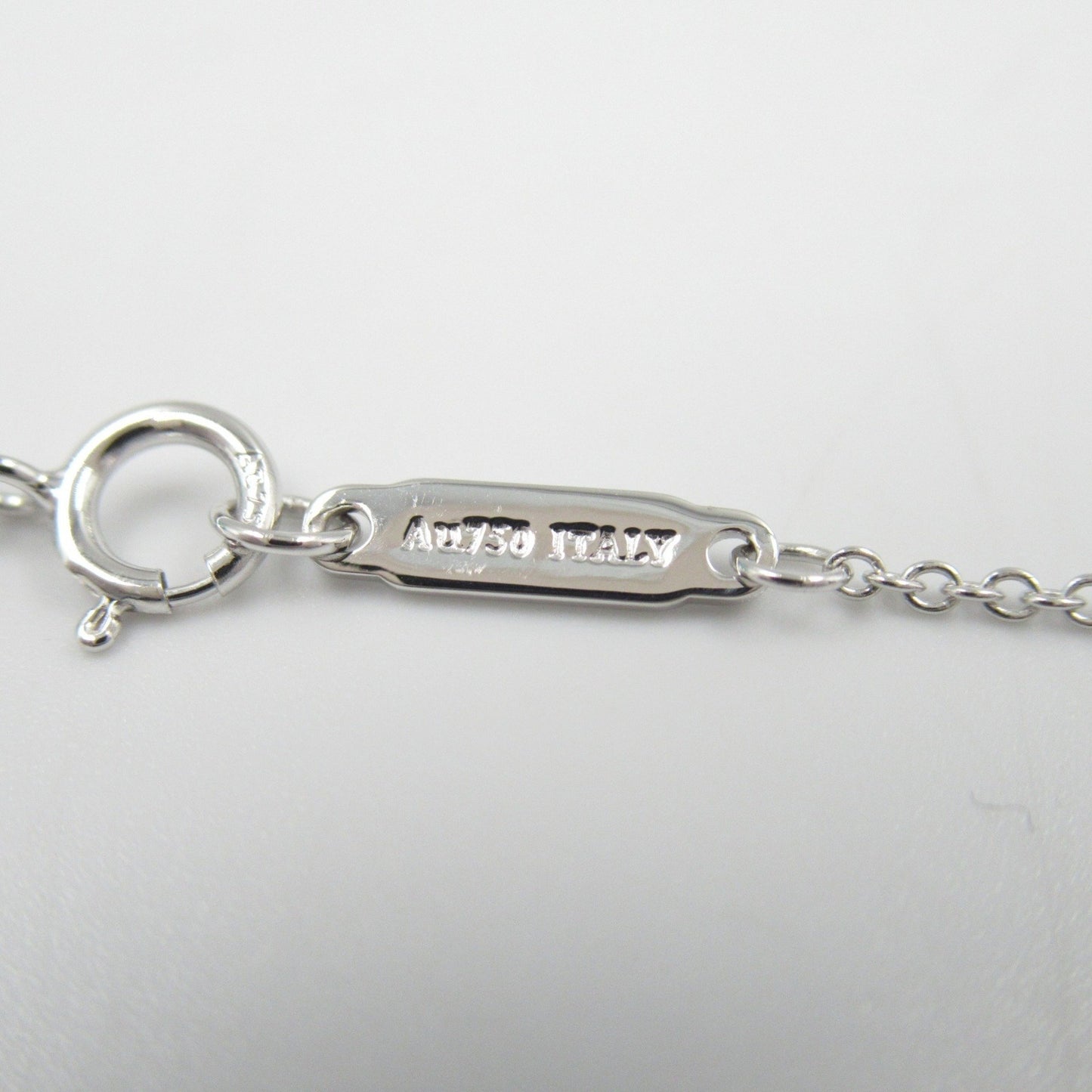 Tiffany & Co. T Smile Small Pink Sapphire Necklace